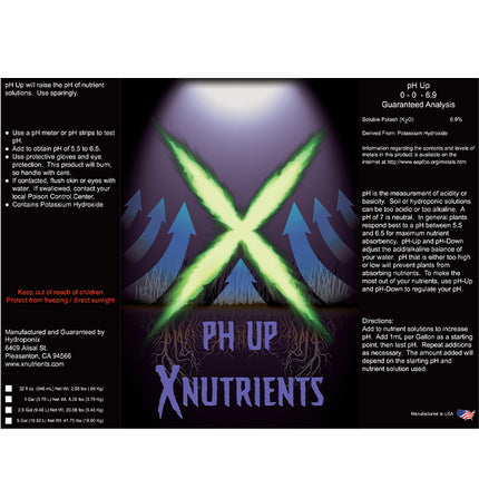 X Nutrients pH Up 1 Quart