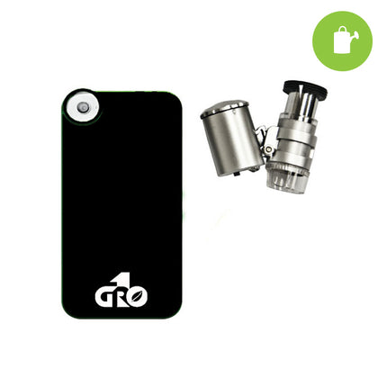 Grow1 LED Binocular Microscope w/ Iphone 4 Case