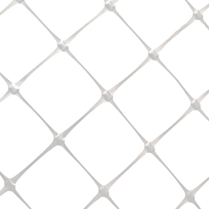 VineLine Durable Plastic Trellis Netting White 5ft x 15ft w/ 6in Squares