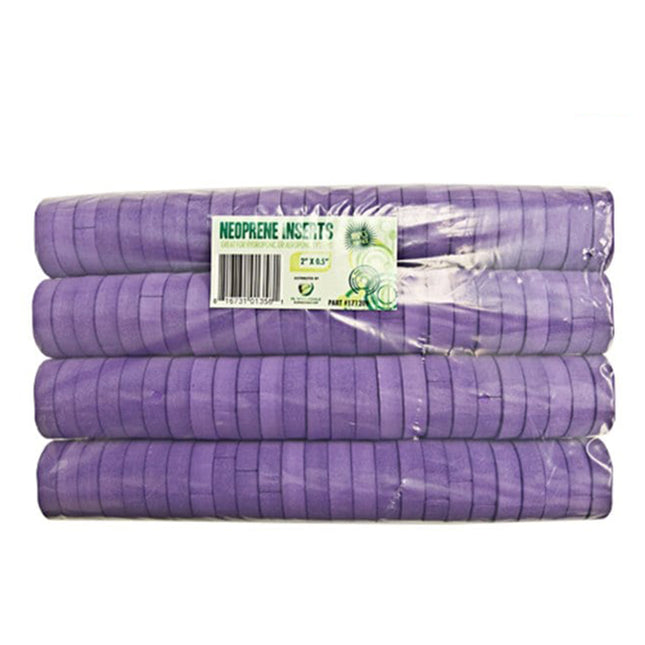 Grow1 Neoprene Inserts Purple 2in (100pcs/Pack)