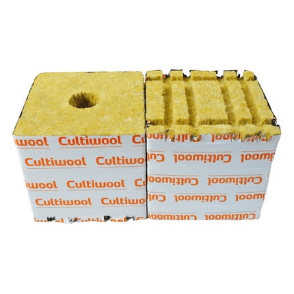 Cultiwool 6" x 6" x 6" Block w/ Optidrain (48 Block/Case)