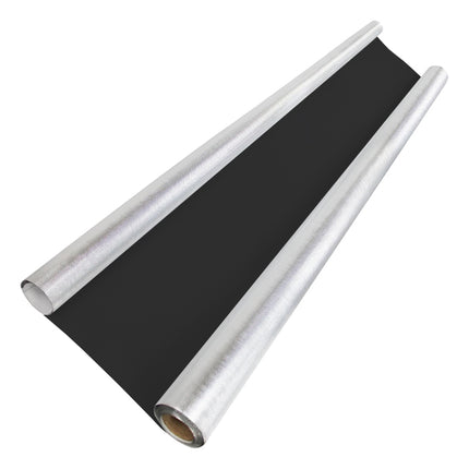 Diamond Foil on Black 110 Micron 4ft x 50ft