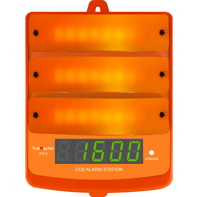 TrolMaster Carbon-X AS-3 CO2 alarm station, amber light, image 2