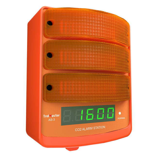 TrolMaster Carbon-X AS-3 CO2 alarm station, amber light