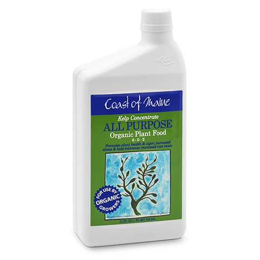 Coast of Maine Kelp All Purpose Plant Food 0-0-2 - 1 QT