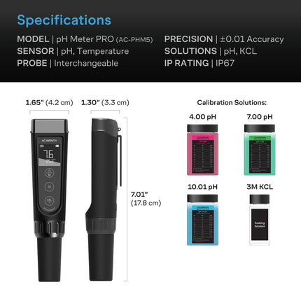 AC Infinity pH Meter PRO Kit, view 6