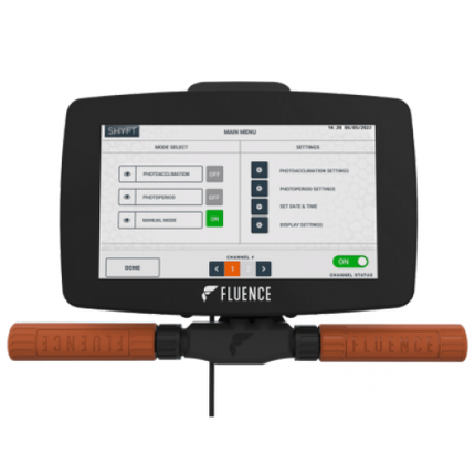 Fluence SHYFT Light Scheduler 2-zone screen