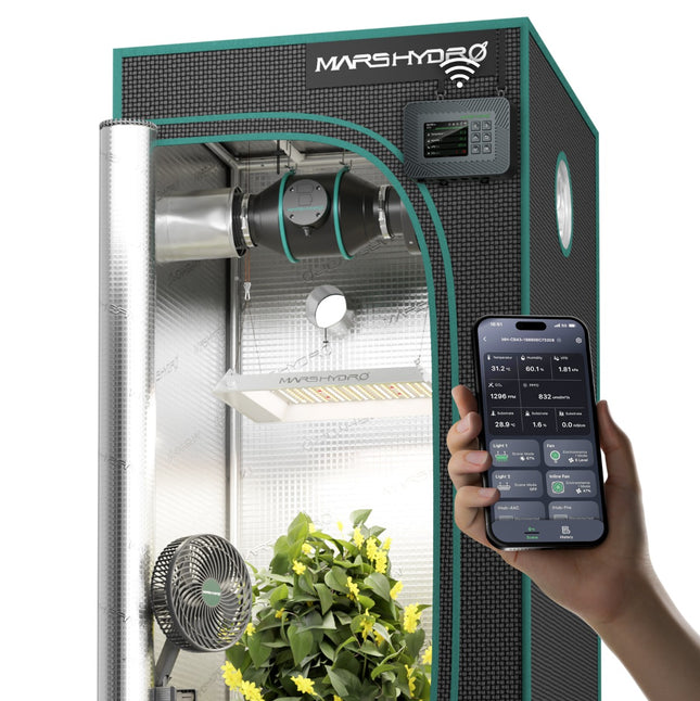 Mars Hydro TS-600 2' x 2' grow tent kit with iControl