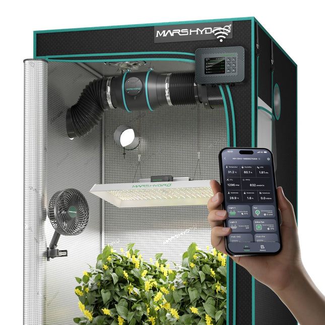 Mars Hydro TSW-2000 4' x 4' grow tent kit with iControl